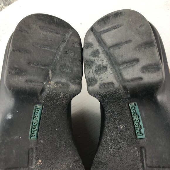 JOSEF SEIBEL Women's EU 39 (US 8-8.5) Brown Leather Slip On Mules Loafers - Picture 11 of 13